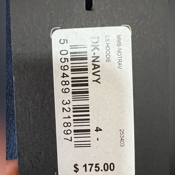 NWT Ted Baker London Notrav Navy Blue Hoodie Sweatshirt Men’s Size: L - Picture 10 of 13